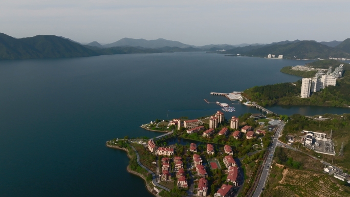 【4K】航拍黄山太平湖 国家湿地公园