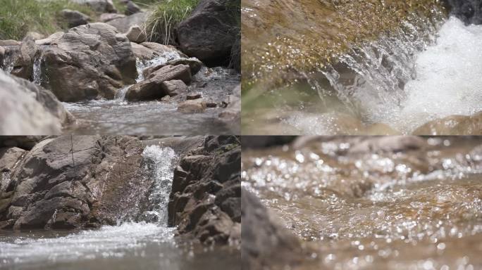 水流溪水山泉水