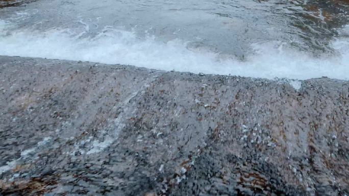 高速流水 溪流 小溪流水水资源 水滴阳光