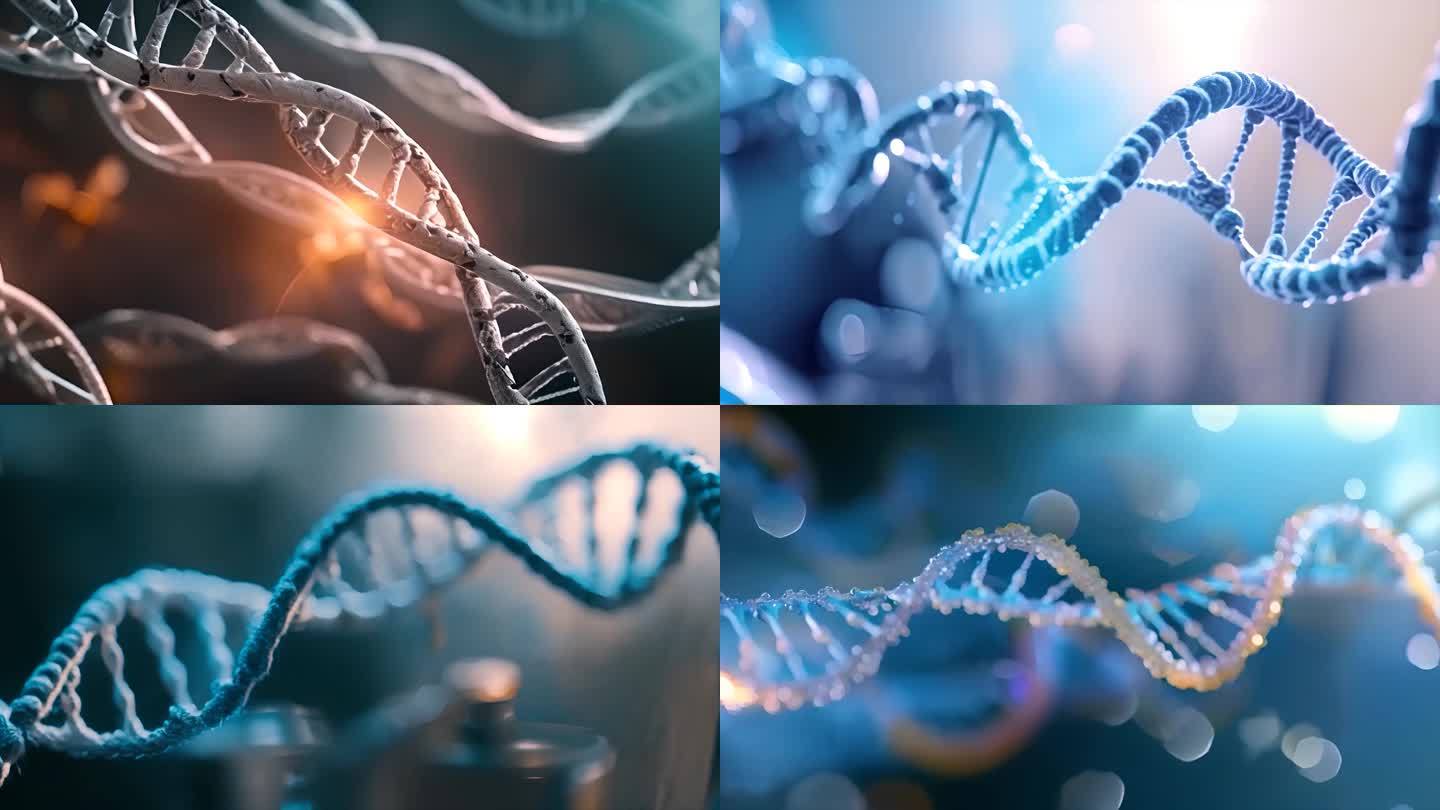 DNA遗传物质基因工程ai素材原创