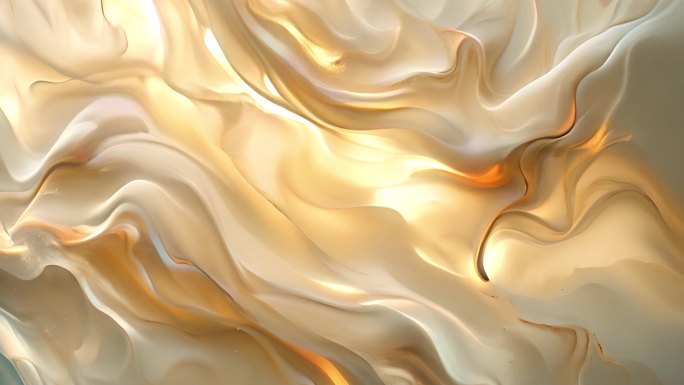 金色透明波纹壁纸背景 液态背景 波纹背景