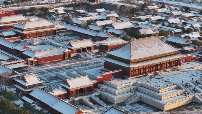 横店影视城明清宫苑雪景14