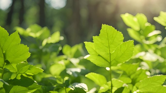 植物叶片上的水滴