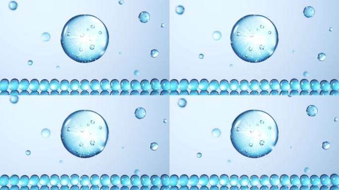 水珠细胞保湿精华因子吸收