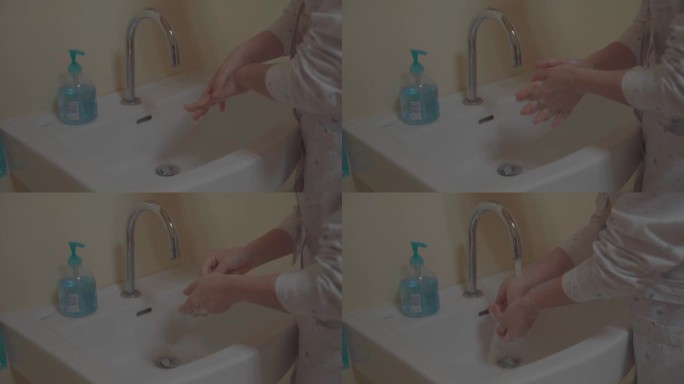 医院护士洗手视频