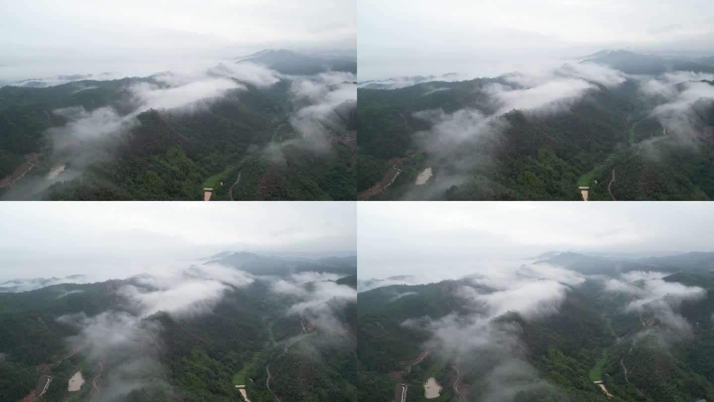 广东梅州大埔县G235国道三河坝段风景