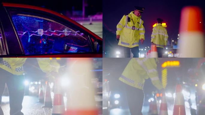 交通运输执法雨夜查车