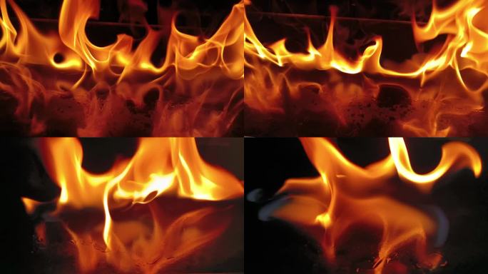 火 火苗点燃着火燃烧火焰起火生火动态素材