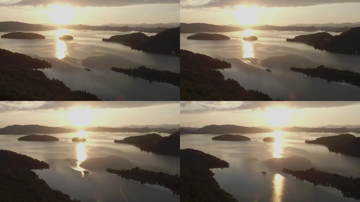 千岛湖夕阳
