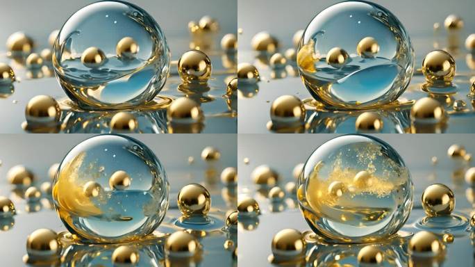 流体玻璃球液体