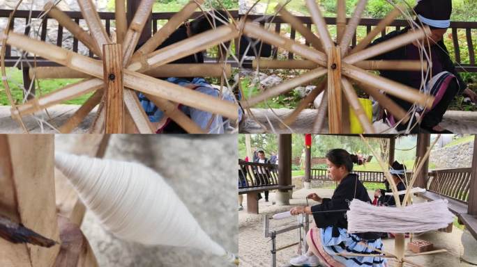 织布纺纱刺绣花布纺织机纺织传统文化工艺