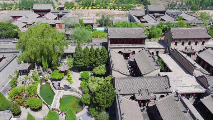 山西乔家大院航拍合集