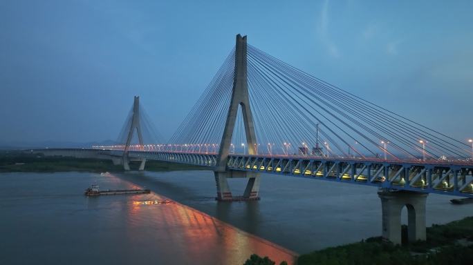 铜陵 公铁 长江大桥 大桥 基建 索拉桥