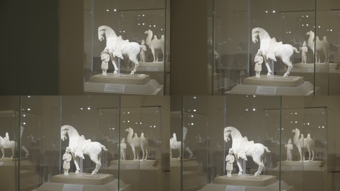 洛阳龙门博物馆鲜卑族古代文物牵马人