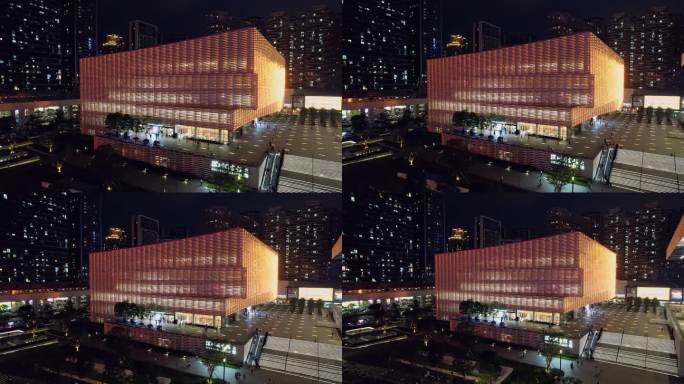 深圳图书馆夜景