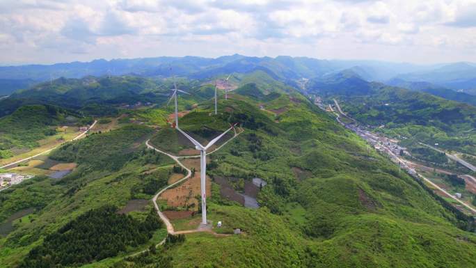 利川风电齐岳山素材