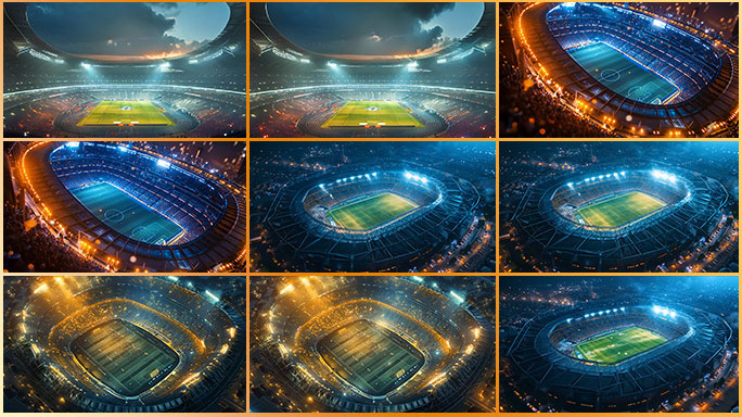 大型超级体育场馆 欧冠世界杯足球比赛场地