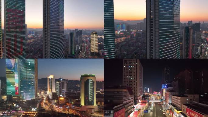 烟台世茂夜景航拍