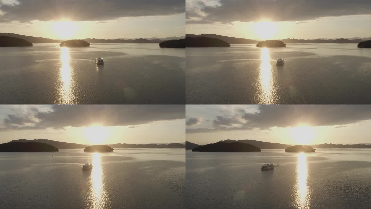 千岛湖夕阳
