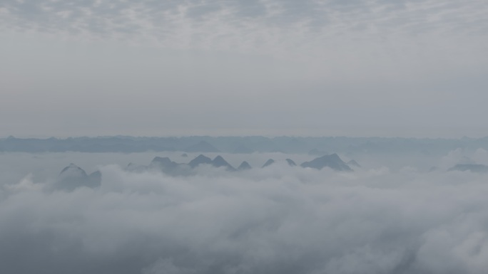 云海 群山 云层 万峰林