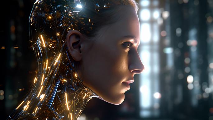 人工智能AI科技芯片数字化未来智慧平台