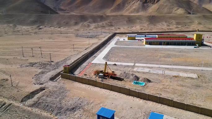 新疆帕米尔高原打井作业饮用水源工程