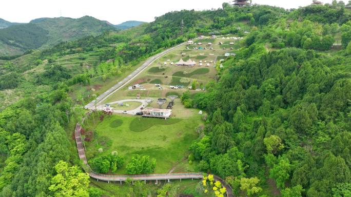 成都东部新区城市之眼丹景台露营基地5K