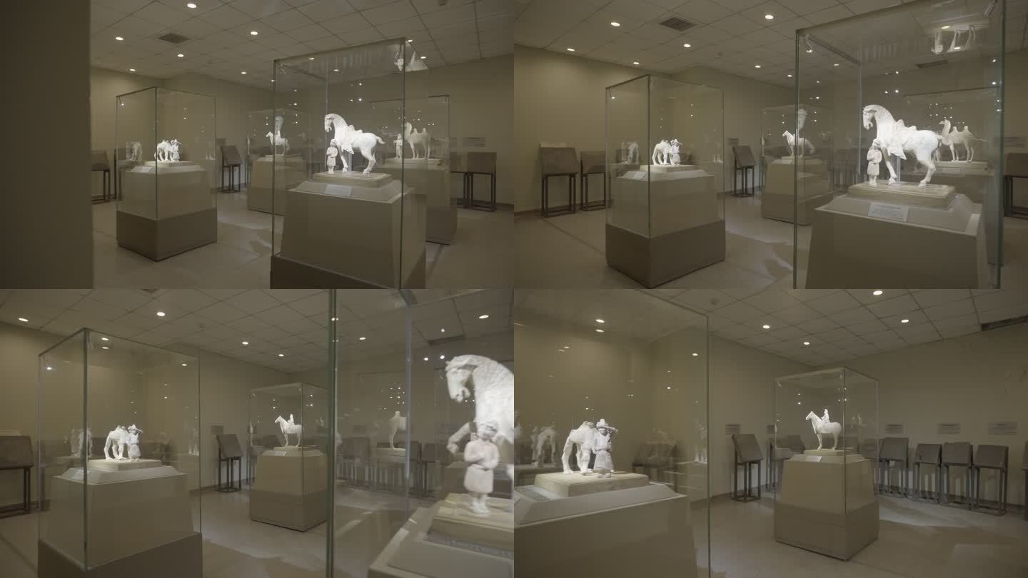 洛阳龙门博物馆鲜卑族古代文物牵马人