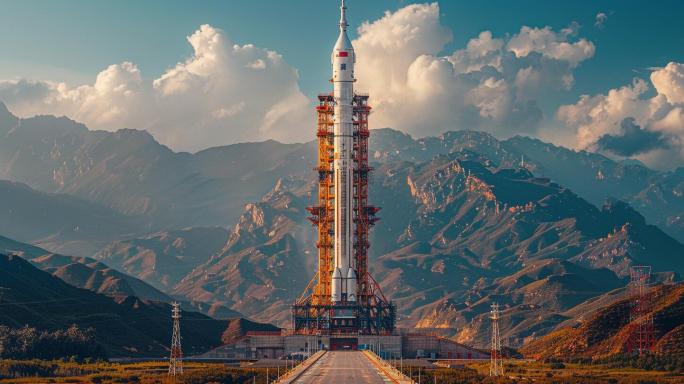 火箭发射 火箭升空 中国航天 大国重器