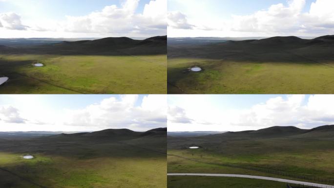 内蒙草原乌拉盖野狼谷航拍11