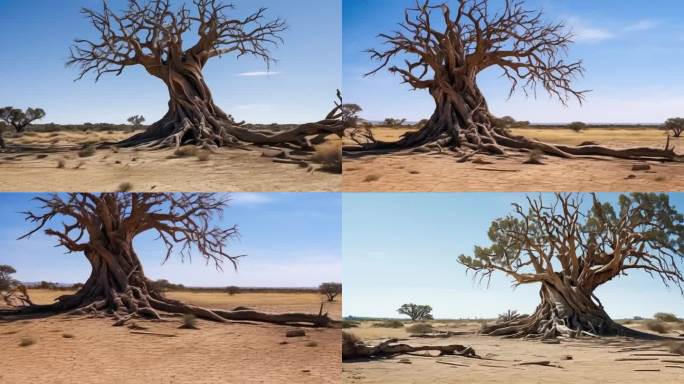 枯树环境恶化干旱