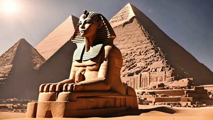 埃及金字塔 狮身人面像