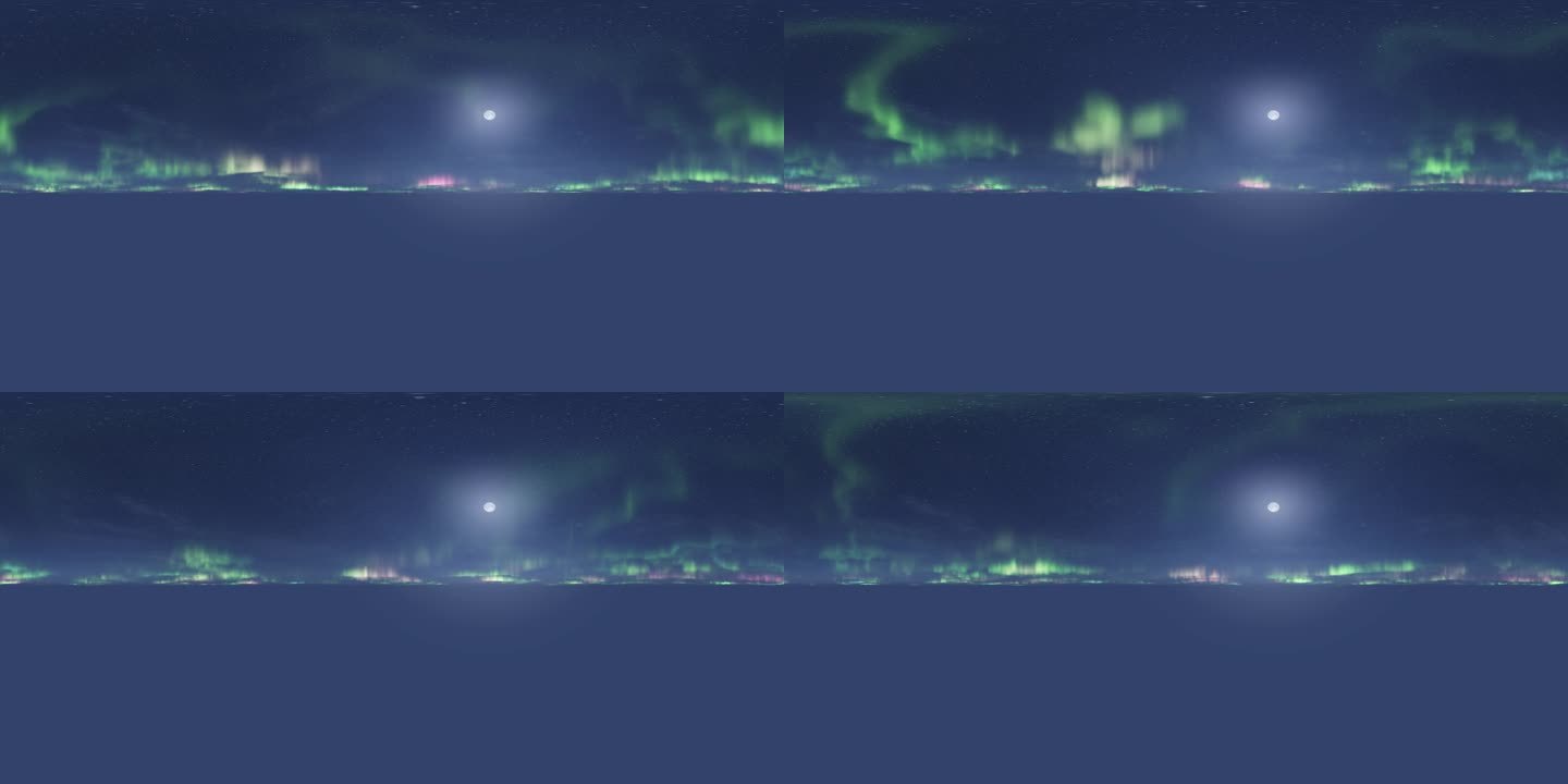 夜晚动态天空夜空星空星空VR360全景