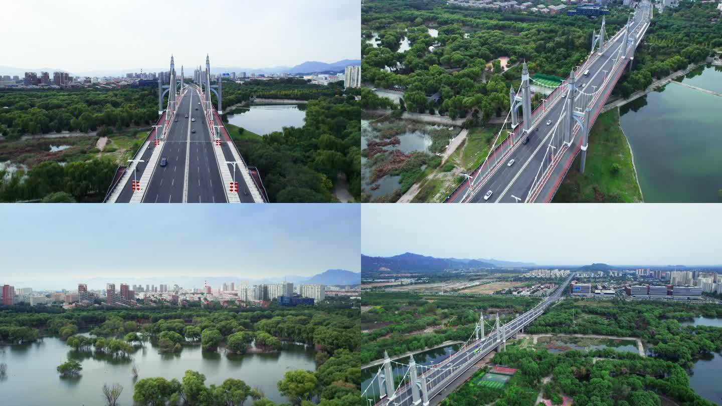 航拍北京昌平南环大桥