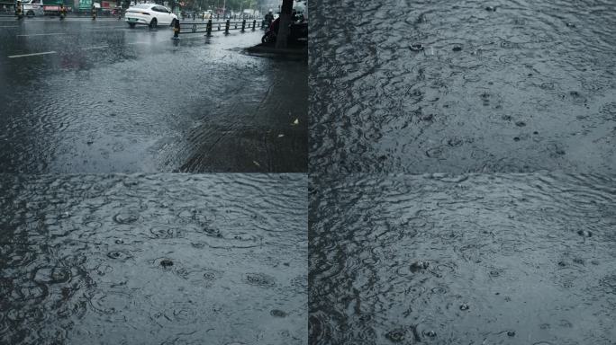 雨天街景-升格动画
