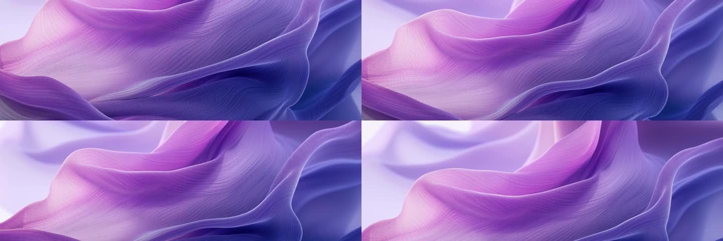 紫色丝绸流动