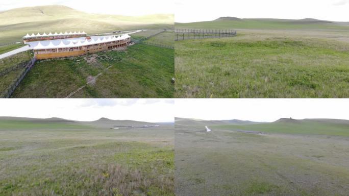 内蒙草原乌拉盖野狼谷航拍9