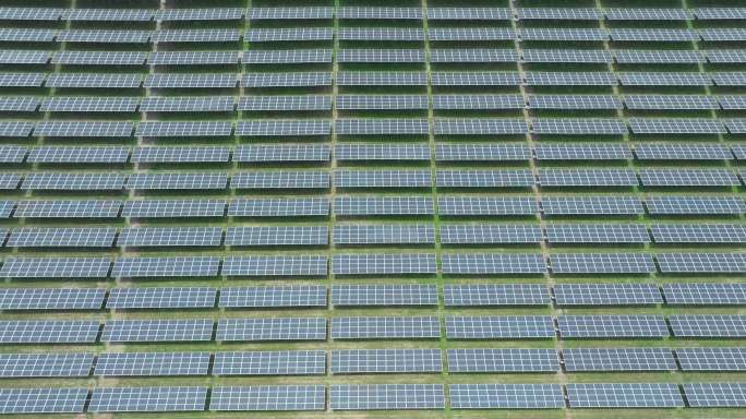 4k高清太阳能光伏发电绿色低碳能源