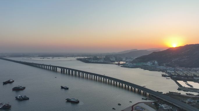 海上日出日落