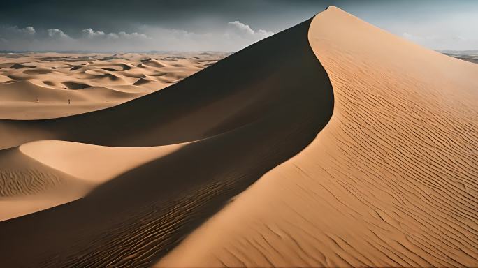 干涸沙漠风景
