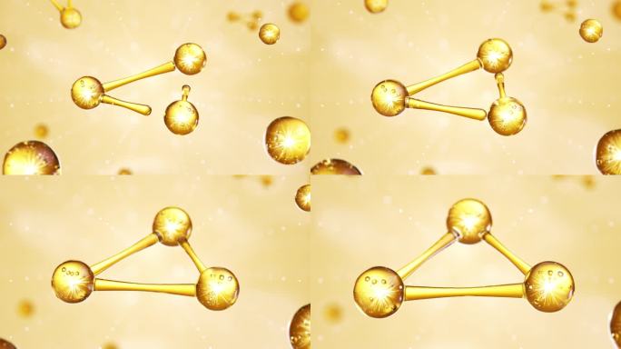 金色水珠细胞保湿精华因子吸收