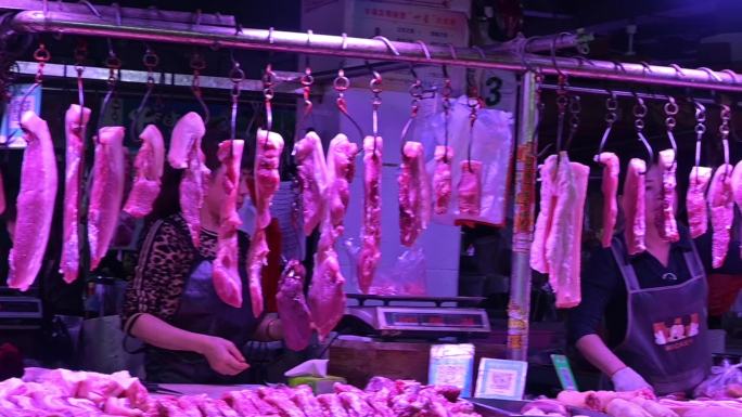 长沙荷花池生鲜市场湖南电视台美食节目取景