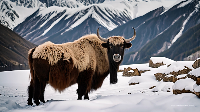 西藏四川高原牦牛视频合集