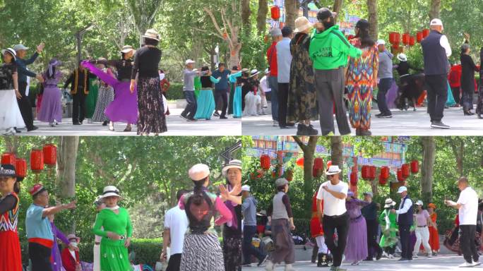 传统服饰新疆人文特色维吾尔族少数民族舞蹈