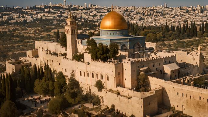 耶路撒冷 建筑城市宗教寺庙