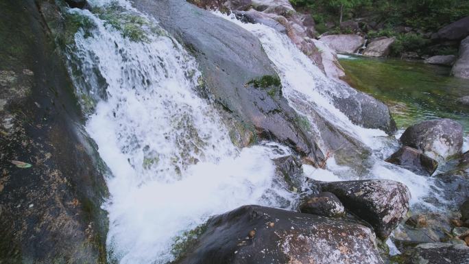 水 山溪 瀑布 清澈 山泉  流水