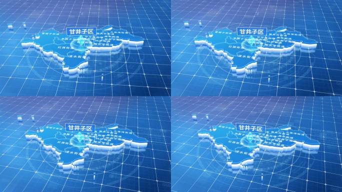 甘井子区蓝色三维科技区位地图