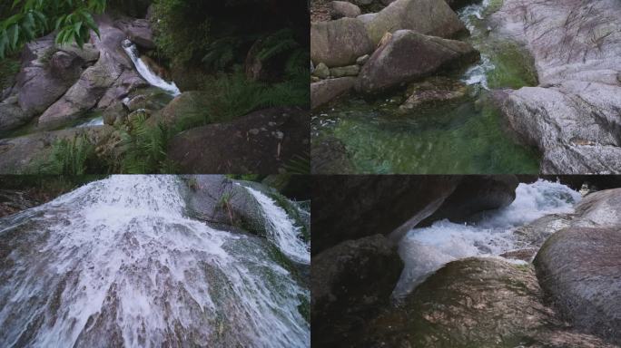 水 溪流 瀑布 清澈 山泉 流水
