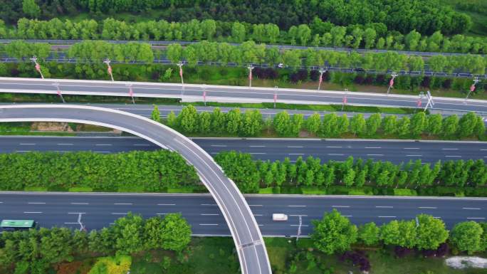 城市绿化道路风景