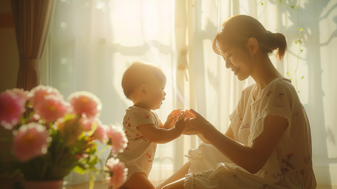 母亲节 女性母女美好生活教师